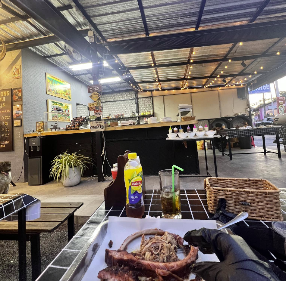 Locals Texas Smake BBQ Resteraunt Koh Samui